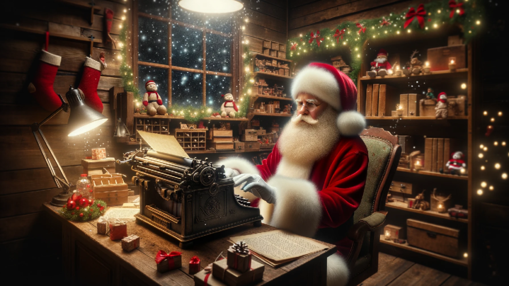 Santa Claus and the Magic Typewriter