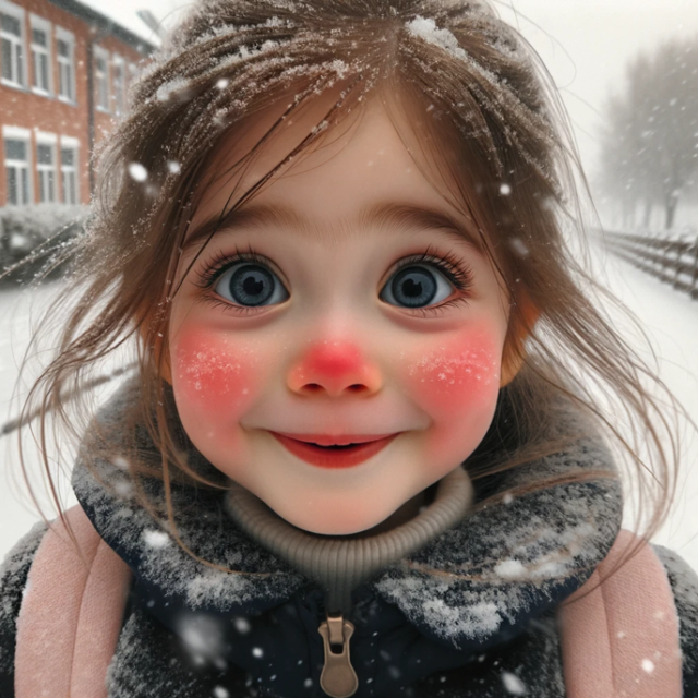 Young-girl-named-Jane-walking-back-home-from-school-on-a-snowy-day